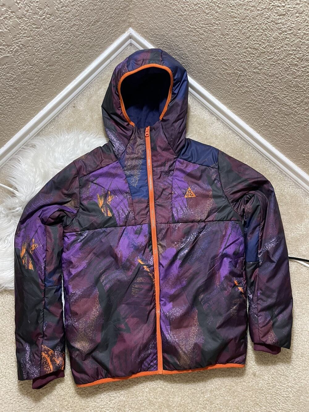 Nike ACG Jacket Youth XL Purple Storm Fit Primaloft Outdoor FD3151